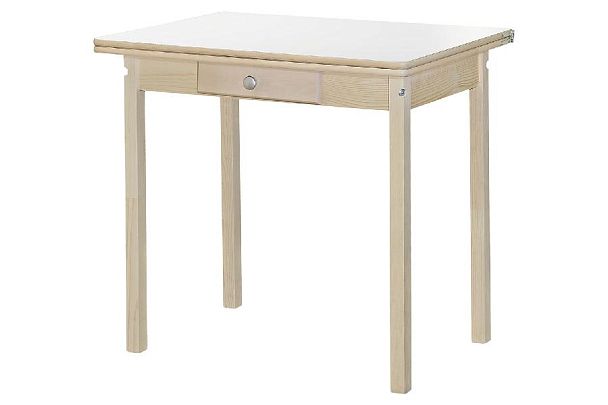 Стол обеденный раскладной ПН Бесцветный (Лак),Цемент - Вид 1