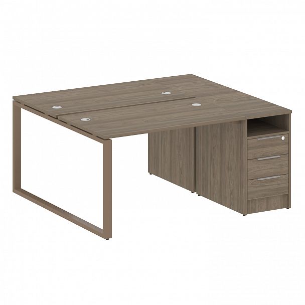 Рабочая станция "Metal System" БО.РС-СТП-2.2 вяз/мокко - Вид 1