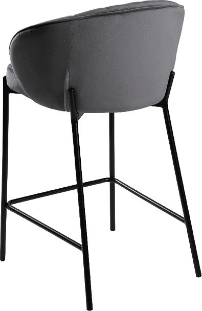 Комплект полубарных стульев Миэль серый/черный, 4 шт. - Вид 5