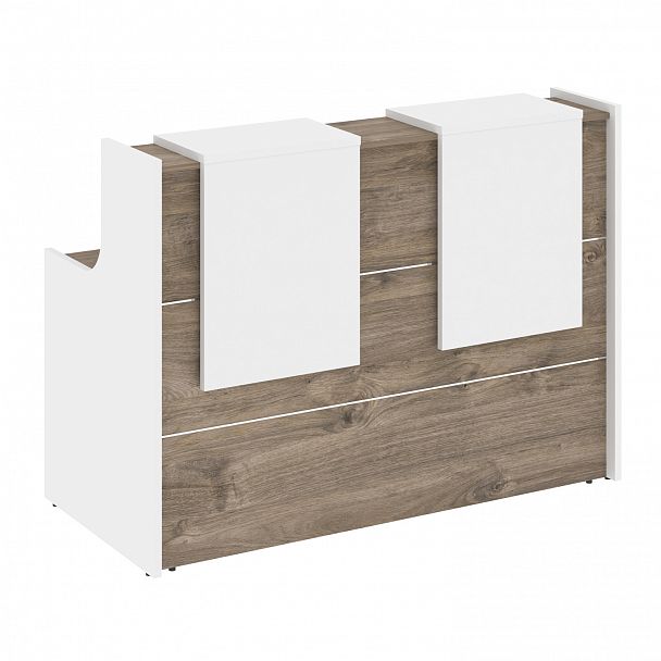 Ресепшн "Onix" O.R-K-5 тиквуд темный/белый - Вид 2