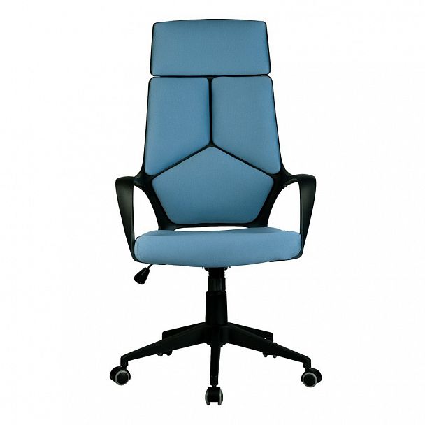 Кресло "Riva Chair" 8989 серый (черный пластик) - Вид 2