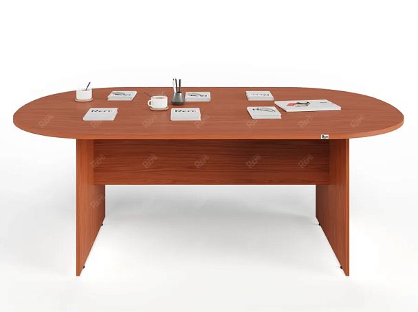 UNITY PКС-12/20 ОРЕХ ИТАЛЬЯНСКИЙ Конференц стол овальный Универсальный 2000х1200х750 - Вид 1