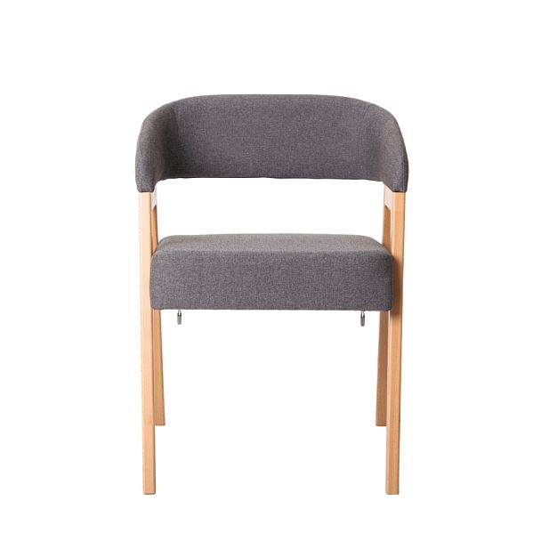 Стул Ricco, рогожка Solta Ground, ножки бук под лак - Вид 6