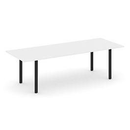 Style Project Direct Direct Стол переговорный SN-6P.SPRG-258.3 Белый/Металл Черный 2580*980*750 - Фото предпросмотра