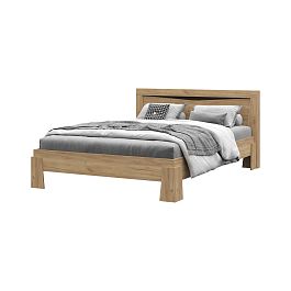 Спальня "Паола" КР 704 (1500х844х2120 мм) дуб крафт золото - Фото предпросмотра