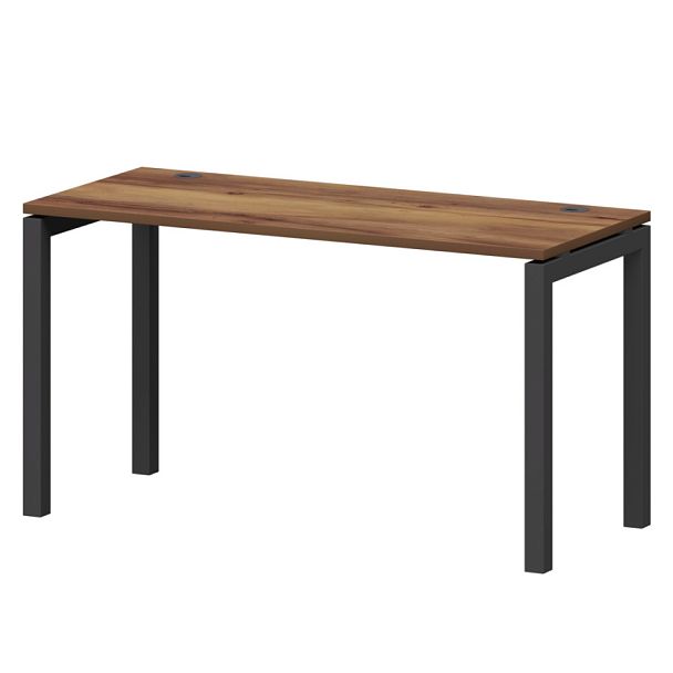 Стол на металлокаркасе СМС25-П-10К.60.Пр50 Таксония/Антрацит 1000x600x750 Смарт - Вид 1