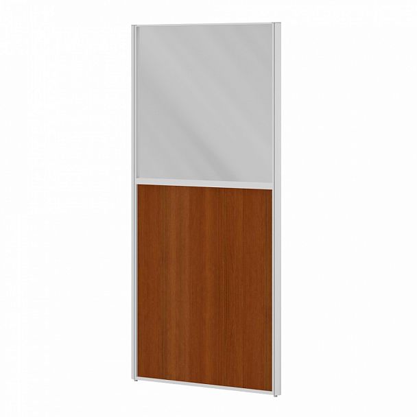 Модуль комбинированный "Мобильные офисные перегородки «Ритм»" ПК-РТМ-МДК167х44С/Д-В1-304 серый - Вид 1