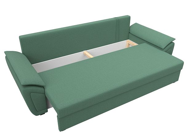 Диван прямой Нэстор Лайт Рогожка зеленый - Вид 8