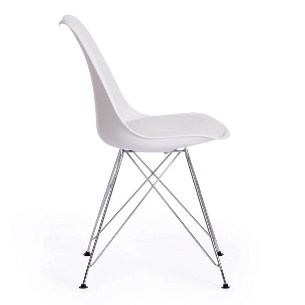 Стул Тулип Айрон Чаир/Tulip Iron Chair (мод.EC-123)/1 шт. в упаковке, металл/пластик, white (белый) - Вид 2