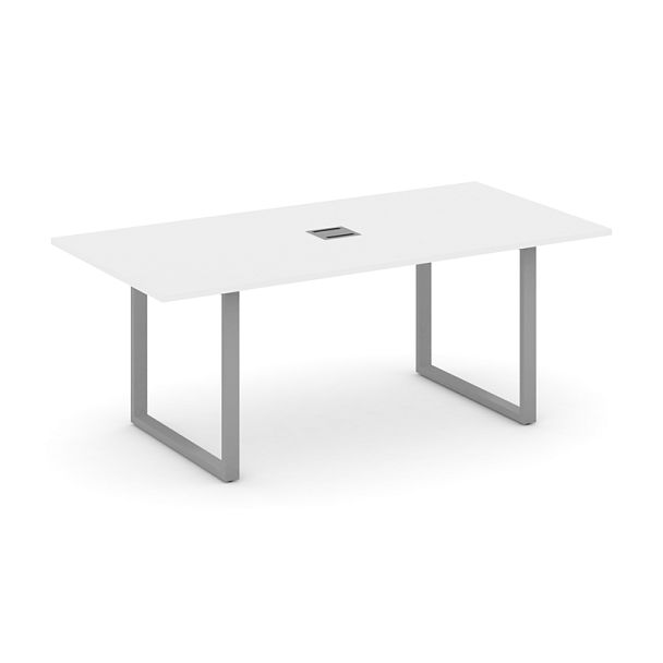 Style Project Direct Direct Стол переговорный SN-6O.SPRG-198 Белый/Металл Серый 1980*980*750 - Вид 1