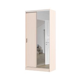 Альянс 1,0 м шкаф-купе (1000*2200*610 мм) дуб белфорд/дуб белфорд - Фото предпросмотра