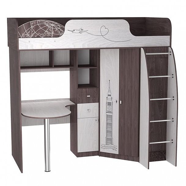 Кровать 2х ярусная "Омега 18" - Вид 1