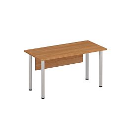 Стол письменный опоры хром МХ с экраном ДСП Формула МХ ФР 1112 ольха европейская - Фото предпросмотра