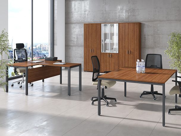 Передняя панель стола 180 Trend 165x1,6x35 светлый дуб - Вид 6