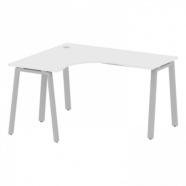 Стол "Metal System" БА.СА-3 белый/серый - Вид 2