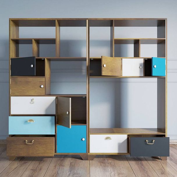 Стеллаж "Aquarelle" двойной RE-47 - Вид 2