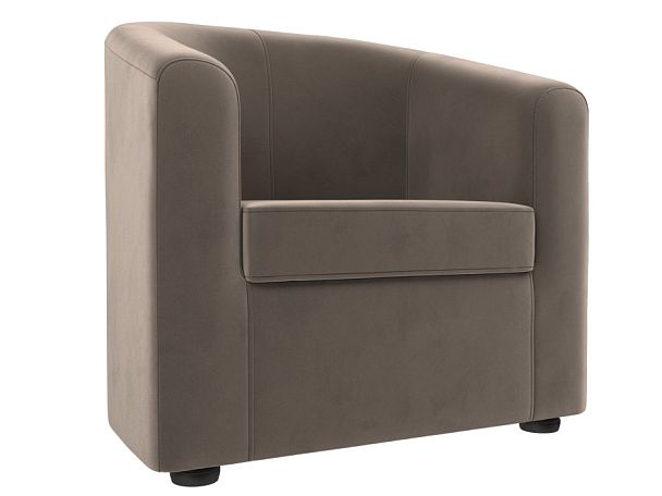 Кресло Норден (полностью велюр коричневый) - Вид 1