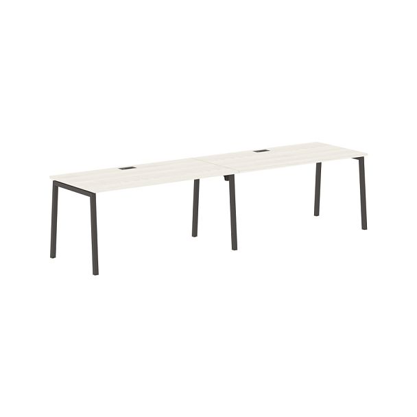 Стол 2-х местный ELWST 3180 Ясень Траун/Мокко 3126х800х750 EDIS - Вид 1