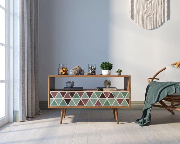 Консоль Berber с двумя ящиками принт 26 арт BB22/Print_26 - Вид 4