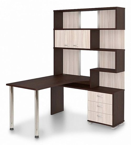 Стол компьютерный Домино СР-420170 Венге/Карамель правый - Вид 1