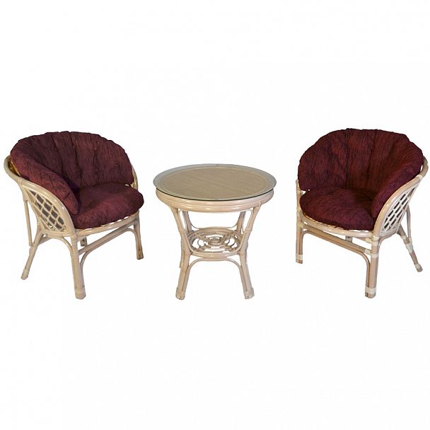 Комплект "Багама" дуэт, подушки коричневые полные твил - Вид 3