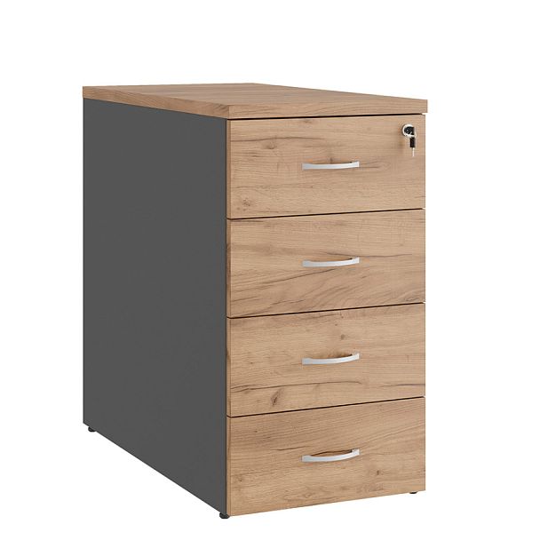 Тумба приставная Tess 42x80x75 дуб крафт золотой - Вид 1