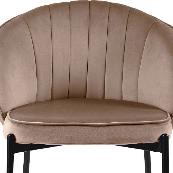 Полубарный стул Миэль латте/черный - Вид 7