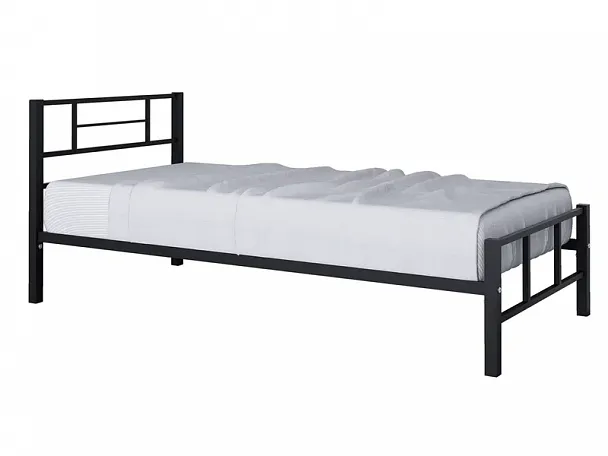 Кровать односпальная "Кадис 80" черный - Вид 2