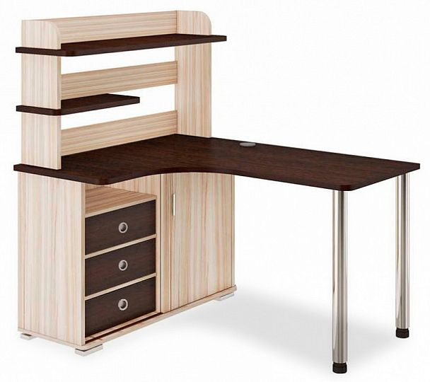 Стол компьютерный Домино СР-145М Венге/Карамель левый - Вид 1