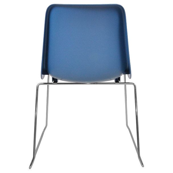 Стул Vicenza (пруток), каркас Хром, светло-синий, РП+ИК, стопируемый - Вид 4