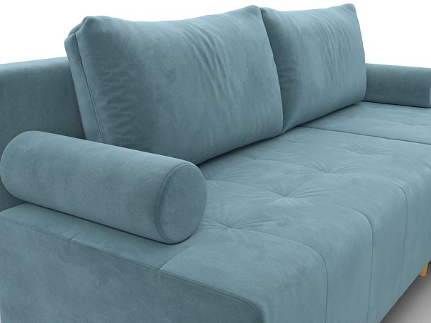Диван угловой Лига-102 угол универсальный Велюр бирюзовый - Вид 4