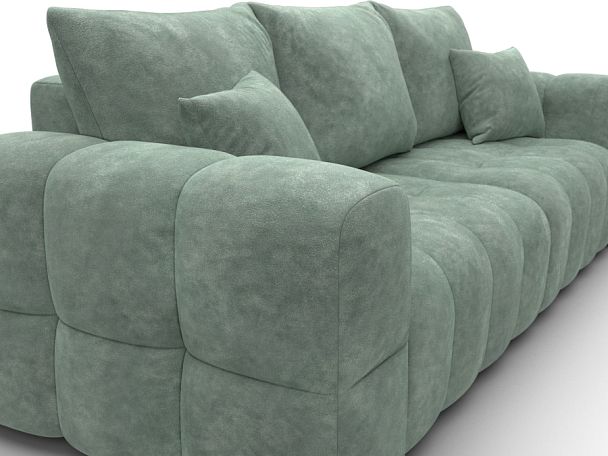 Диван прямой Лига-110 НПБ Велюр зеленый - Вид 4