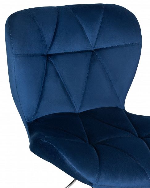 Стул барный DOBRIN BARNY (синий велюр (MJ9-117)) - Вид 7