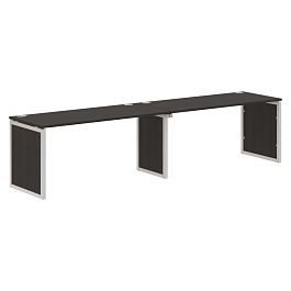 Стол 2-х местный XQPWST 3270 Дуб Юкон Модерн/Алюминий 1600х700х750 XTEN-QP - Фото предпросмотра