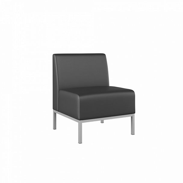 Секция 1-местная Construct 60x62x77 чёрный - Вид 1