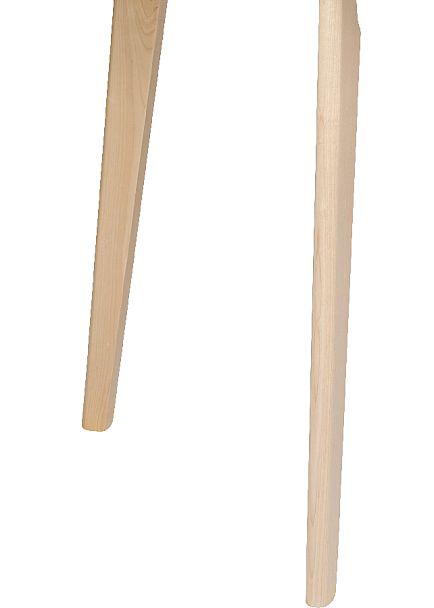 Обеденная группа стол раздвижной Норден D90 Белый/Натуральный и 4 стула Мэти Натуральный/Серый велюр - Вид 11