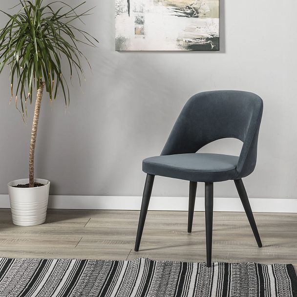 Стул Lars Diag grey/черный - Вид 9