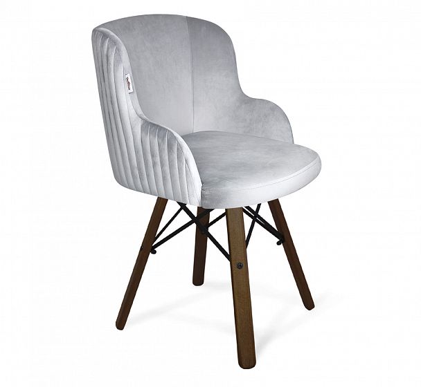 Стул Sheffilton SHT-ST39-1/S70 серое облако/темный орех/черный - Вид 2