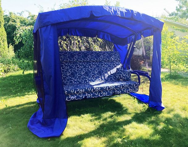 Качели с тентом трехместные Ранго - Вид 3