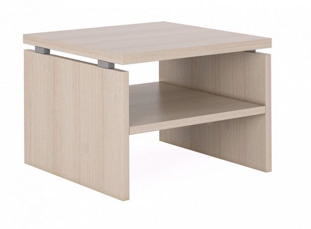 FLS501 Стол кофейный 600х600х457 "Журнальные столы" ТК-002926000236 дуб беленый - Вид 1