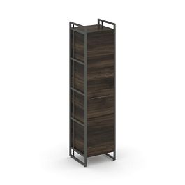 Rift Шкаф 4 ниши узкий RF.SU-41 (L) Дуб Мали/Металл Антрацит 420*396*1648 - Фото предпросмотра