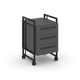 Rift Direct Тумба мобильная RF.TMR-001 Антрацит/Металл Черный 424*500*680 - Фото предпросмотра