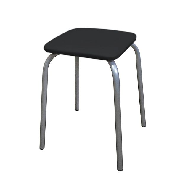 Табурет 22 квадрат черный на искре - Вид 1