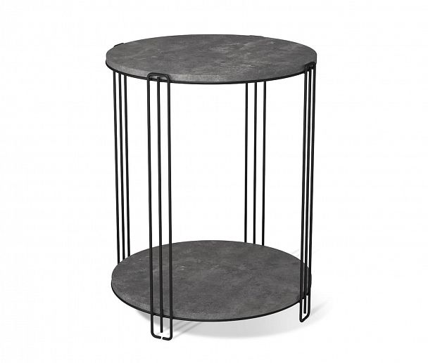 Столик кофейный Sheffilton SHT-CT33 черный муар/мокрый асфальт - Вид 2