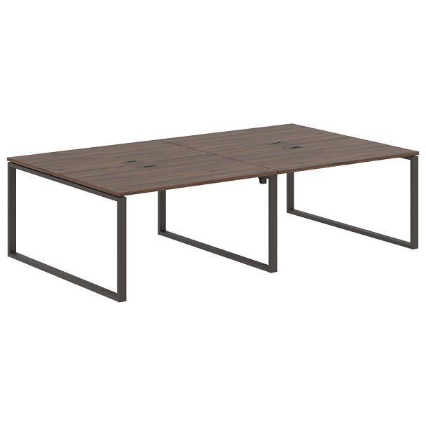Стол 4-х местный EQWST 2716 Дуб Денвер тёмный/Мокко 2726х1606х750 EDIS - Вид 1