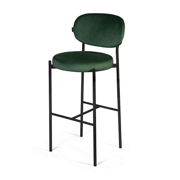 Стул барный Mason, бархат зеленый 19 - Вид 1