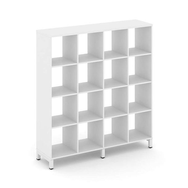 Стайл Проджект Каркас стеллажа 4 яр. SN.KS-440 Белый/Металл Белый 1488*400*1615 - Вид 1