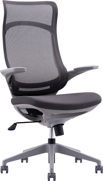 Кресло руководителя Everprof Spirit (Спирит) Сетка Серый - Вид 1