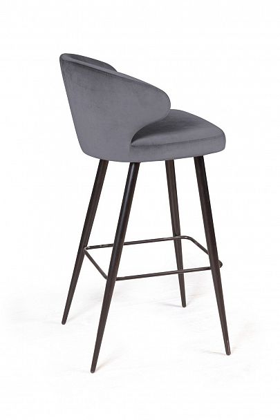Стул барный Richard, бархат серый 27 - Вид 5