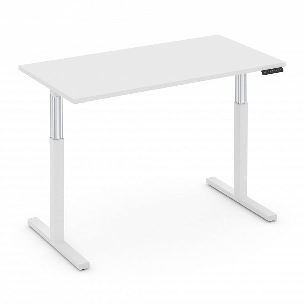 Стол электроподъемный "MOVE UP" MV.SE-3.7 Белый металл / Белый Бриллиант - Вид 2